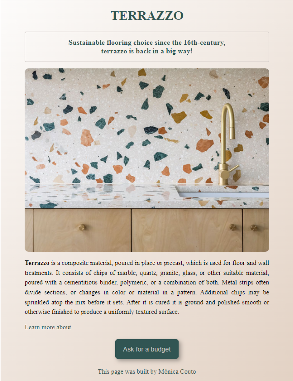 terrazzo project preview